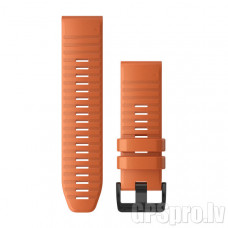 Garmin Fenix 6x 26mm Ember Orange Silicone Band