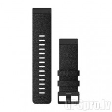 Garmin Fenix 6X 26mm Quick Fit Heathered Black Nylon