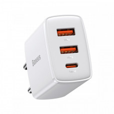 COMPACT QUICK CHARGER 2U+C 30W EU WHITE