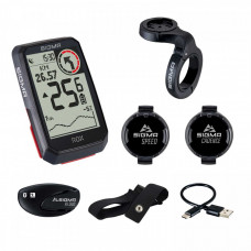 ROX 4.0 Sensor Set (Black) - GPS Cycle Computer + R1 DUO HR Belt + DUO Speed & Cadence