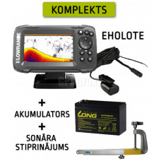 Hook 2-4X GPS + akumulators 9Ah + Runos sonāra stiprinājums