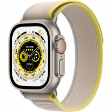 Watch Ultra GPS + Cellular, 49mm Titanium with Yellow/Beige S/M