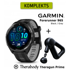 Forerunner 965 Black, Gray + Therabody Prime