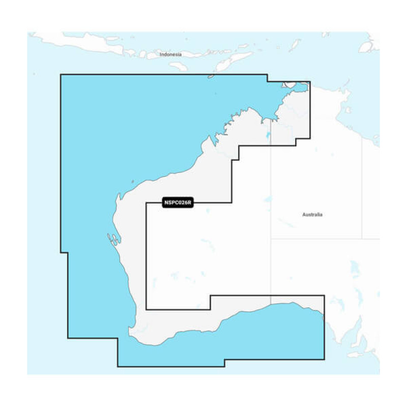 Australia, West - Inland and Coastal Marine Charts Garmin Navionics+™ | NSPC026R | microSD