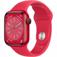 Watch Series 8 GPS 45mm RED Aluminium Case with RED Sport Band