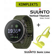 Vertical, Titanium Solar Forest + Suunto Sonic Lime