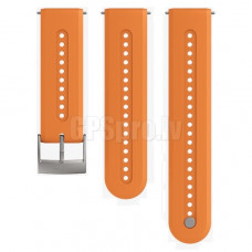 SUUNTO 24MM ATH7 SILICONE STRAP GRANITE ORANGE S+M FOR SUUNTO 7, 9, SPARTAN SIKSNIŅA