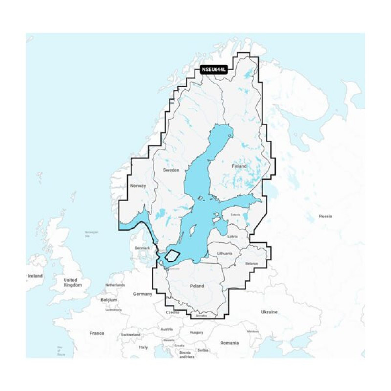 Garmin Navionics+ Baltic Sea Maps