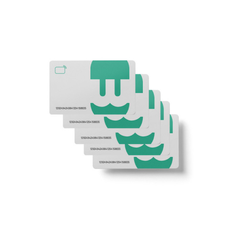 RFID Card Pack RFID-5 White