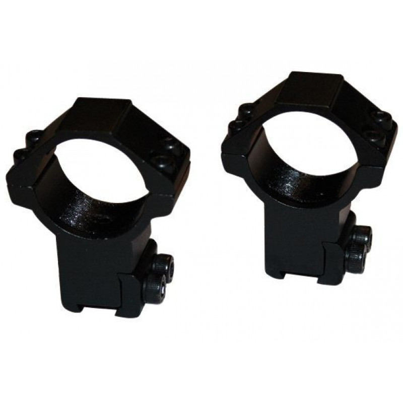 BERGER & SCHRÖTER Scope mount, two-piece assembly, for 30 mm tube, suitable for 11mm prism