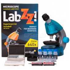 Mikroskops Levenhuk K50 LabZZ M101 Blue 40x - 640x