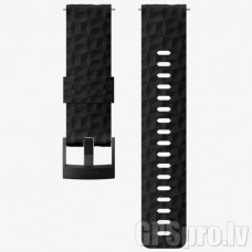 Suunto 9, Spartan Series Silicone Black Band 24mm