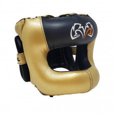 Rival RHGFS3 Face-Saver Headgear - S/M - Gold