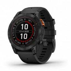 Garmin  Fenix 7 Pro Solar, Glass, SltGrySS w/Blk Bnd