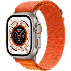 Watch Ultra GPS + Cellular, 49mm Titanium with Orange Alpine - Medium