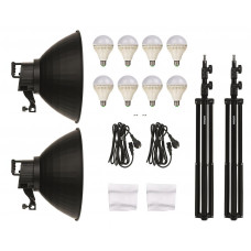 DÖRR DL-400 CONTINUOUS LIGHT KIT (4X10W 2X+STANDS 2X)