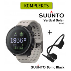 Vertical Solar, Sand + Suunto Sonic Black