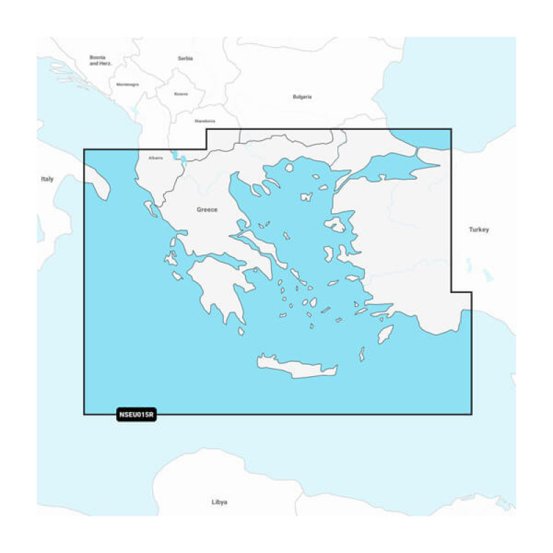Aegean Sea, Sea of Marmara - Marine Charts Garmin Navionics+™ | NSEU015R | microSD™/SD™