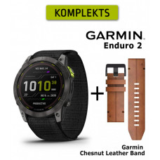 Enduro 2 + Chesnut Leather Band