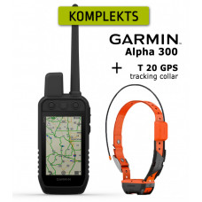 Alpha 300 Handheld + T20 Collar, Advanced GPS Dog Tracking and Trainig