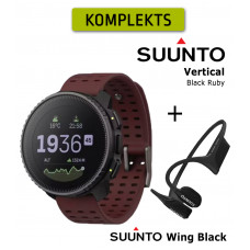 Vertical, Black Ruby + Suunto Wing Black