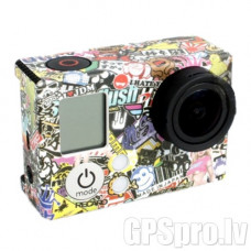 Cartoon Graffiti Pattern Plan B Case Sticker for GoPro Hero 3+ / 3