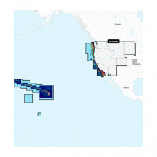 U.S. West - Inland and Coastal Marine Charts Garmin Navionics Vision+™ | NVUS008R | microS