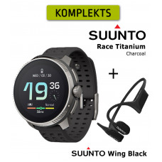 Race, Titanium Charcoal + Suunto Wing Black