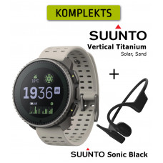 Vertical, Titanium Solar Sand + Suunto Sonic Sand