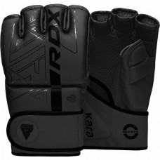 GRAPPLING GLOVES F6 MATTE BLACK-S