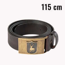 Leather Belt Dark Brown 115 cm
