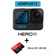 HERO11 Black + Sandisk Extreme PRO MicroSD 128 GB