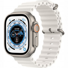 Watch Ultra GPS + Cellular, 49mm Titanium with White Ocean