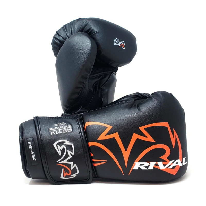 Rival RS11V Evolution Sparring Gloves - 16oz - Black