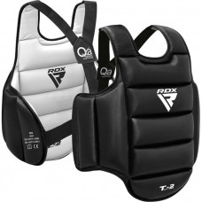 SEMI CONTACT CHEST GUARD SCC-T2 BLACK/WHITE-S/M