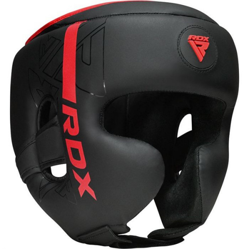 HEAD GUARD F6 MATTE RED-M