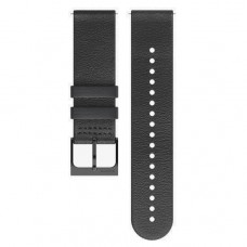 22mm Urban Leather Black Strap for Suunto 5 Peak / 9 Peak Size M