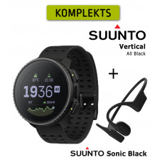 Vertical, All Black + Suunto Sonic Black