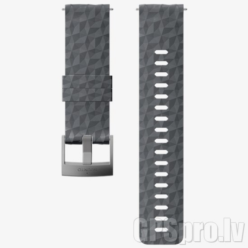 Suunto 9 Spartan Series 24mm Silicone Graphite Strap