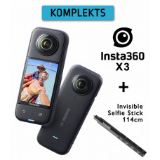 X3 + Invisible Selfie Stick 114cm