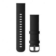 Garmin Venu 3 22mm, Black Leather band